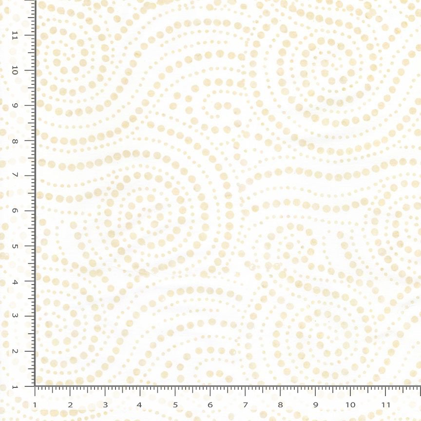 Tonga Amber Large Loose Dotted Spirals Latte Timeless Treasures Cotton Fabric TT-TONGA-B1202-LATTE