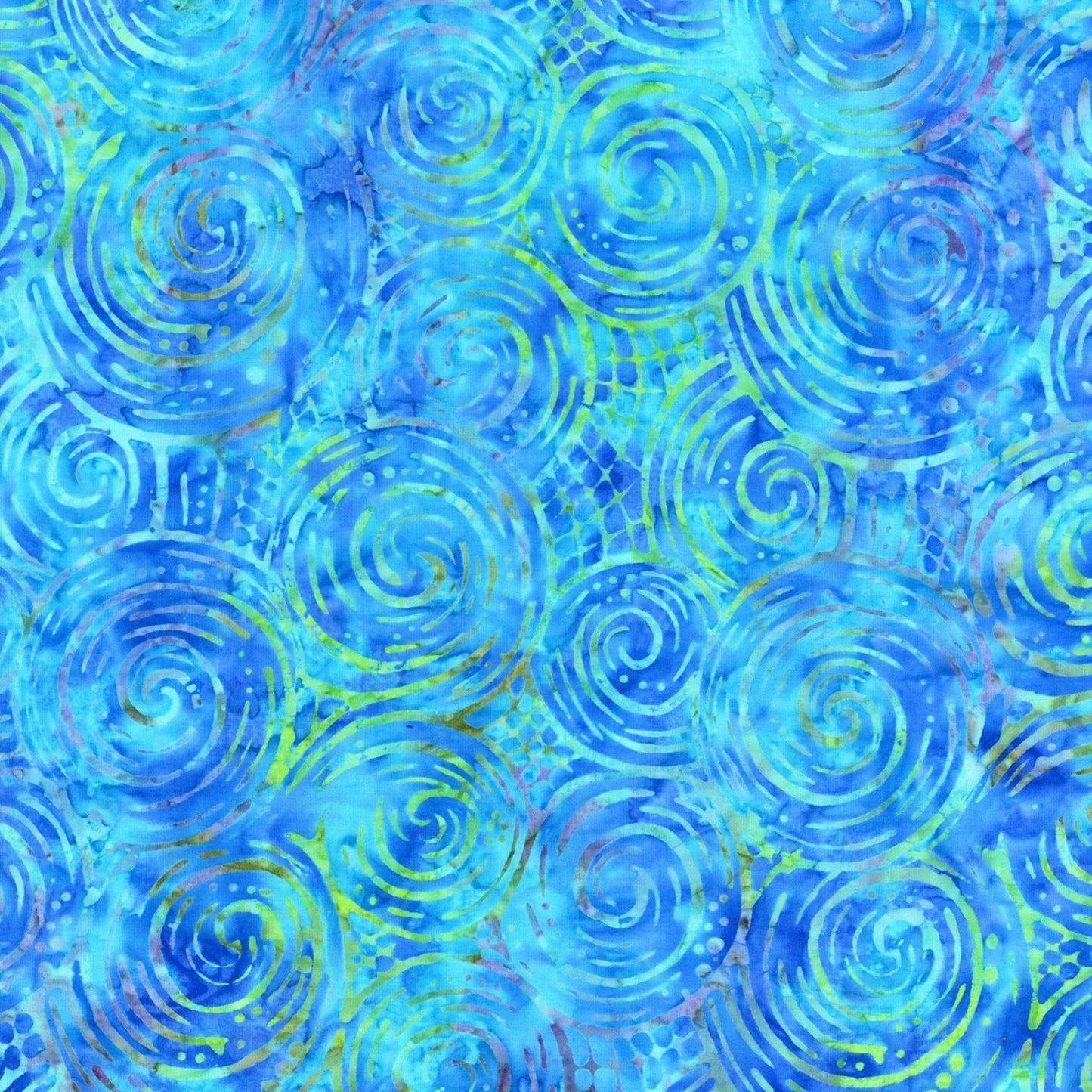 Tonga Batiks Dreamer Dotted Swirls Island Timeless Treasures Cotton Fabric TT-Tonga-B1957-ISLAND