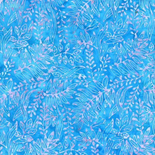 Tonga Batiks Dreamer Fern Valley Turquoise Timeless Treasures Cotton Fabric TT-Tonga-B2550-TURQUOISE