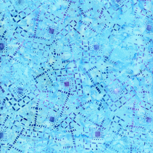 Tonga Batiks Dreamer Scattered Geo Squares Lines Escape Timeless Treasures Cotton Fabric TT-Tonga-B1503-ESCAPE