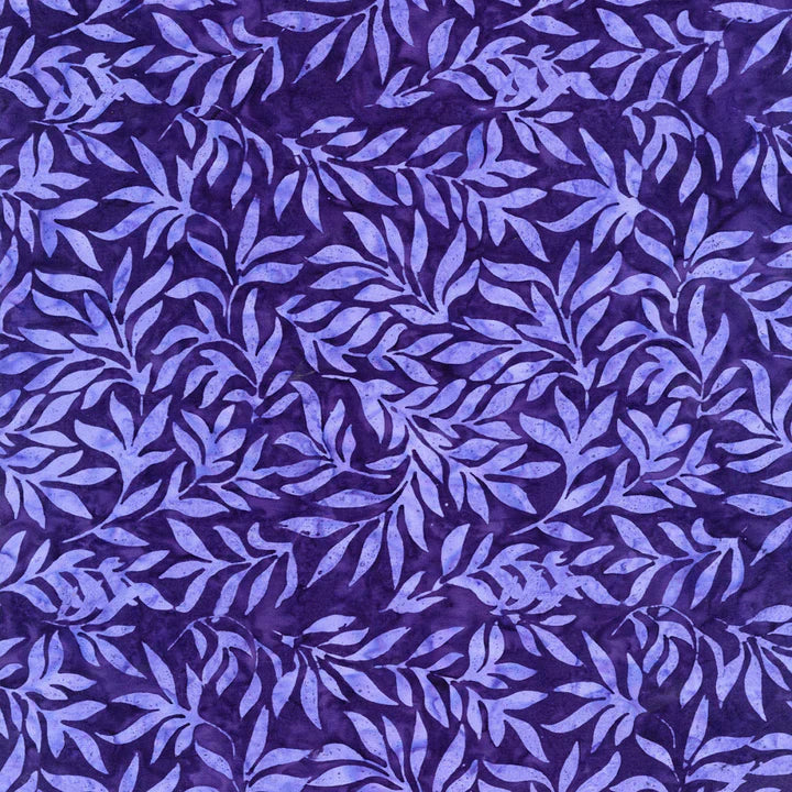 Tonga Batiks Dreamer Soothing Leaves Jazz Timeless Treasures Cotton Fabric TT-Tonga-B8630-JAZZ