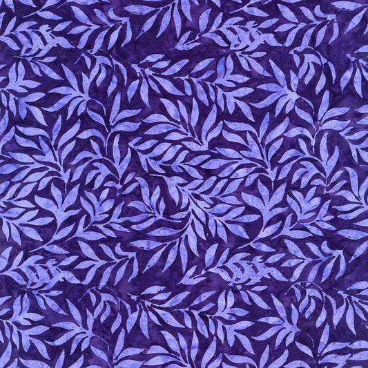 Tonga Batiks Dreamer Soothing Leaves Jazz Timeless Treasures Cotton Fabric TT-Tonga-B8630-JAZZ