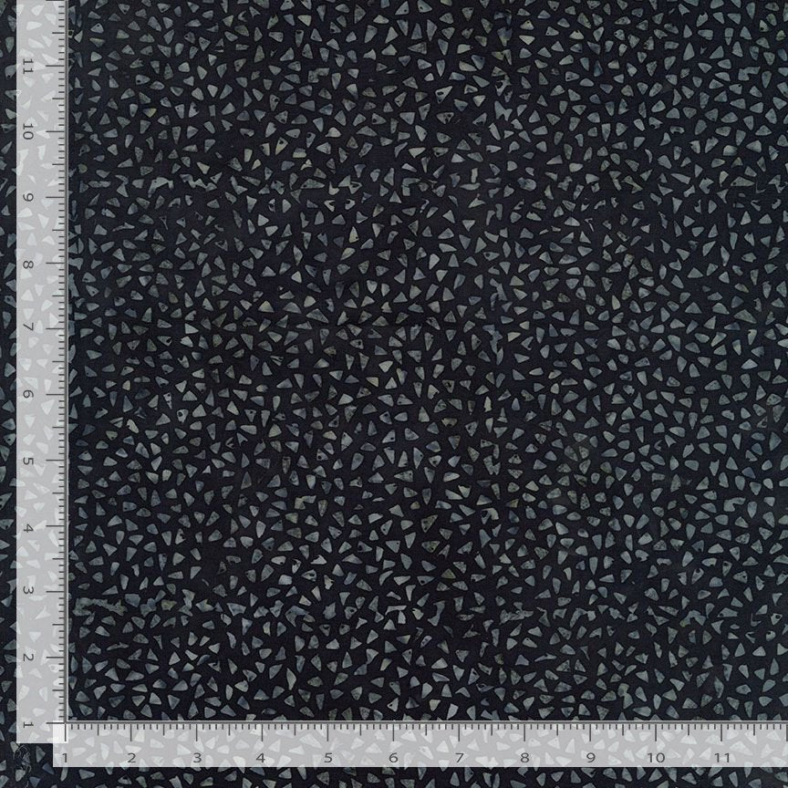 Tonga Batik Small Triangle Dots Charcoal Timeless Treasures Cotton Fabric TT-TONGA-B8549-CHARCOAL | US Fabric Shop