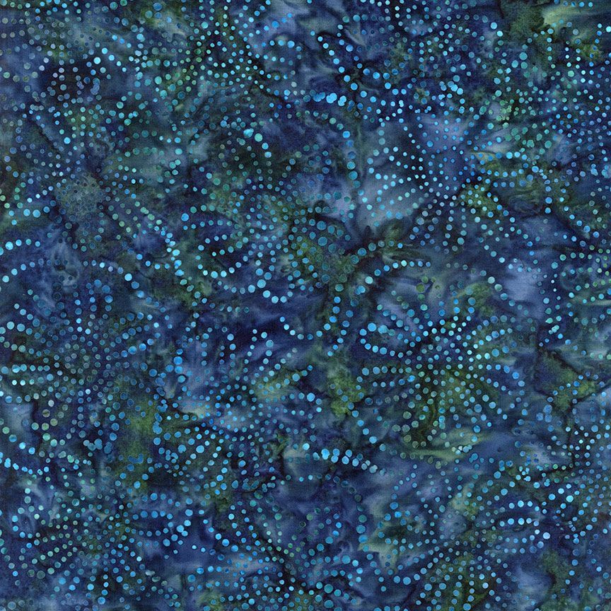 Tonga Juniper Raindrops Midnight Timeless Treasures Cotton Fabric TT-TONGA-B6863-MIDNIGHT