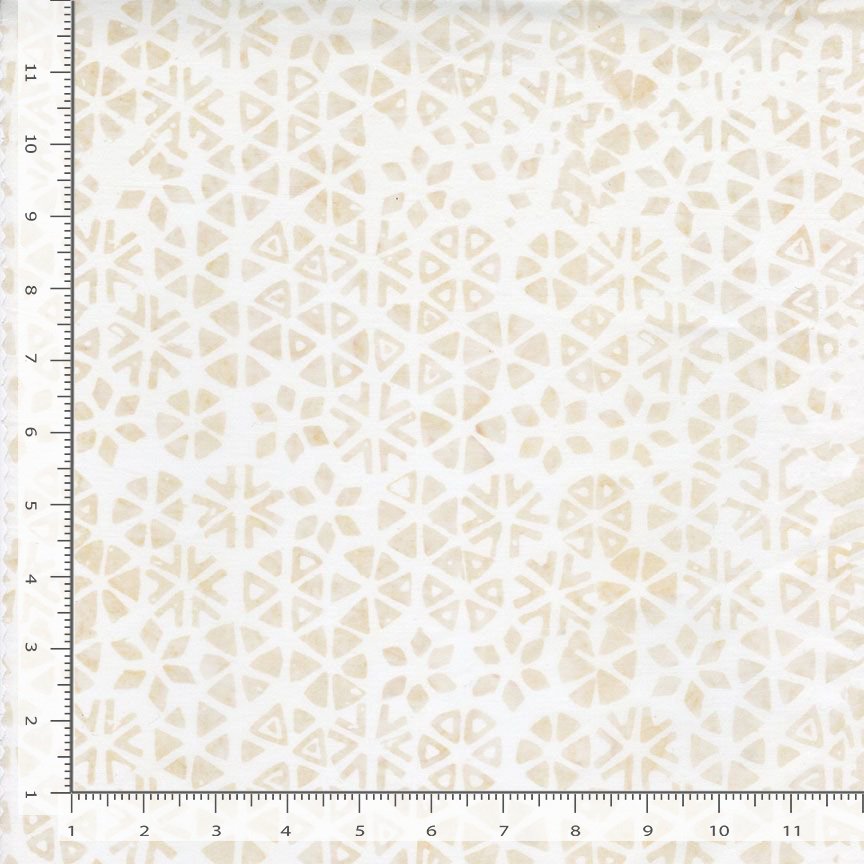 Tonga Linen BATIK Gears Ivory Cream Timeless Treasures Cotton BATIK Fabric TT-TONGA-B4549-COTTON