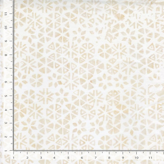 Tonga Linen BATIK Gears Ivory Cream Timeless Treasures Cotton BATIK Fabric TT-TONGA-B4549-COTTON