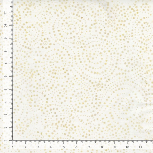 Tonga Linen BATIK Swirling Pebbles Ivory Cream Timeless Treasures Cotton BATIK Fabric TT-TONGA-B9791-CREAM