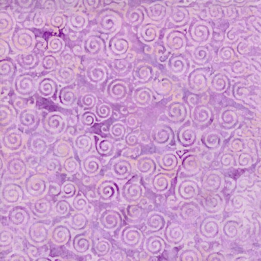 Tonga Mermaid BATIK Riptide Lilac Purple Timeless Treasures Cotton Batik Fabric TT-B1761-LILAC