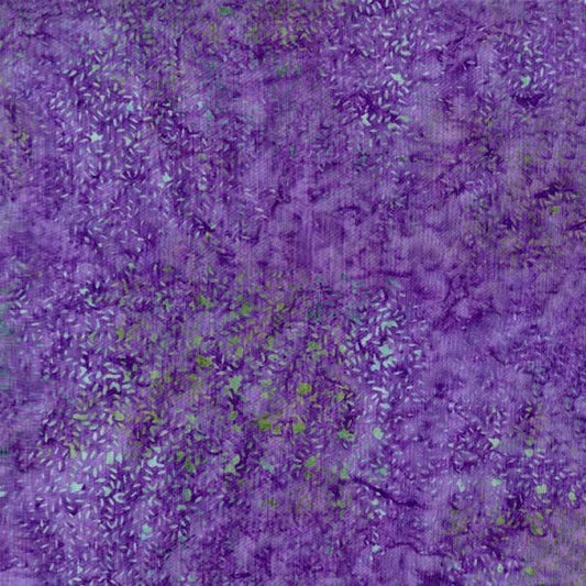 Tonga Mermaid BATIK Tiny Fall Leaves Purple Timeless Treasures Cotton Batik Fabric TT-B4032-FREESIA