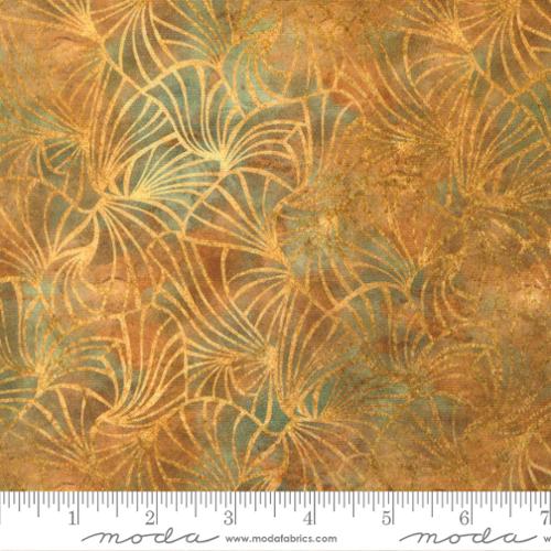 Tranquil Patina Vinyaza Blenders Golden Debbie Maddy Moda Cotton Fabric MD-48114-11