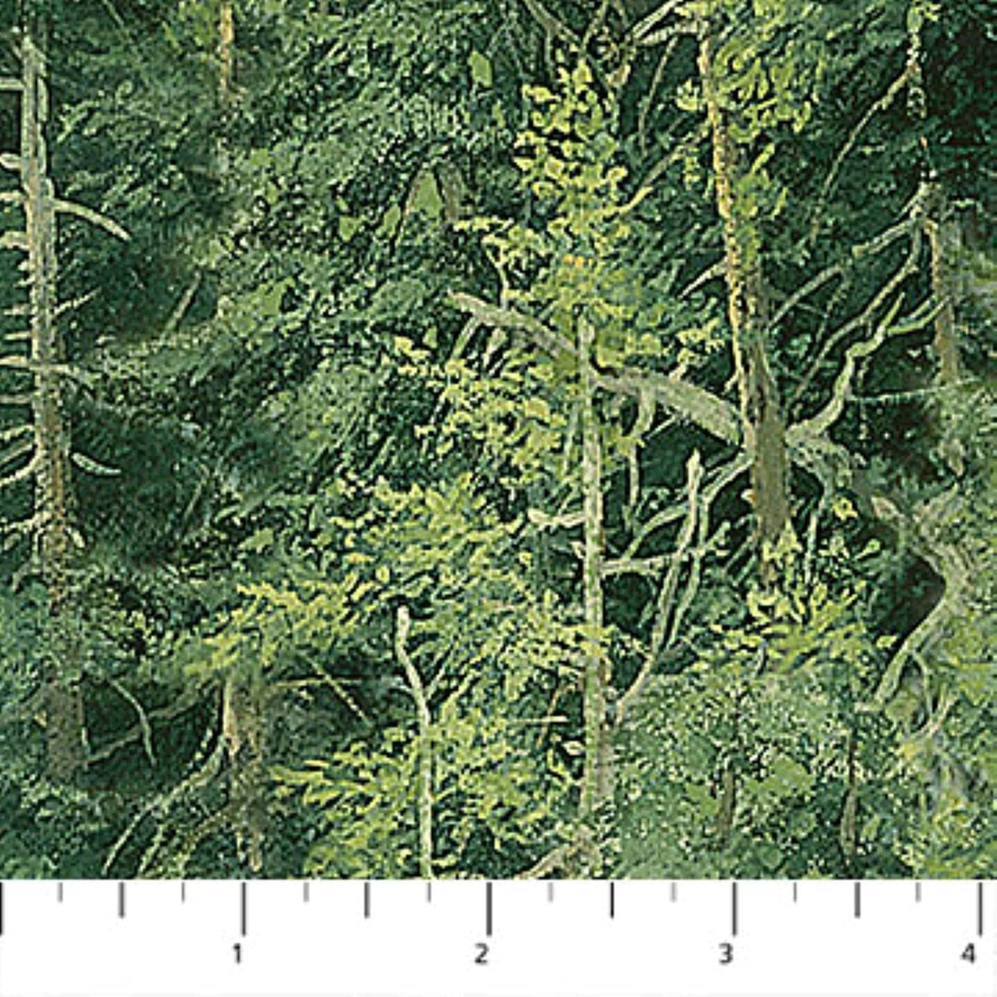 Trees Green Landscape Puppies Sale Collection Northcott Cotton Fabric