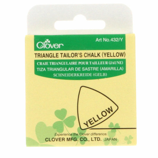 Triangle Tailors Chalk Yellow Clover Needlecraft CN-432CV-YLW