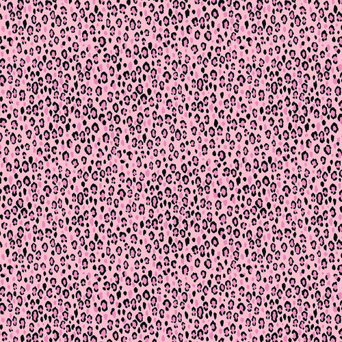 Tropical Menagerie Leopard Skin Pink Sharon Lee Studio E Cotton Fabric