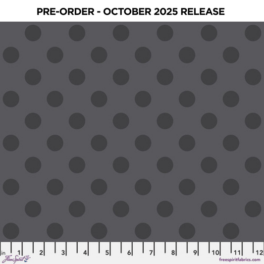 PRE-ORDER | OCT 2025 | True Colors Graywork Pompom Carbon Tula Pink Free Spirit Cotton Fabric FS-PWTP118.CARBON