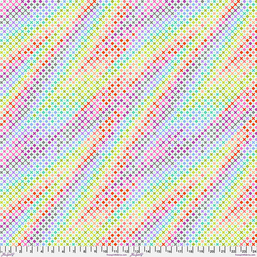 True Colors Northern Lights Mint Multi Tula Pink Free Spirit Minky Fabric
