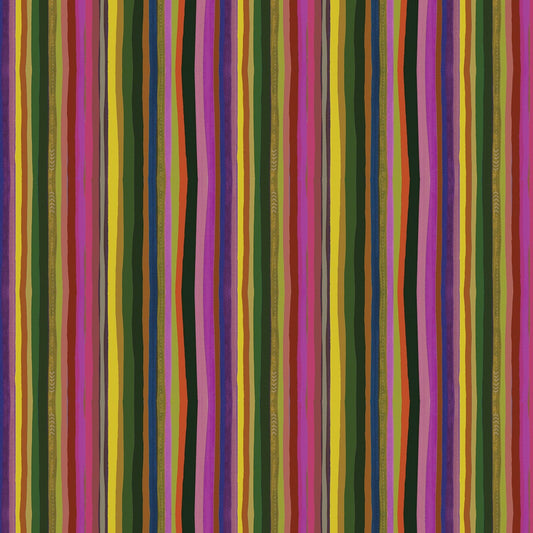 True Colors Stripe Multi Danielle Duer Benartex Cotton Fabric
