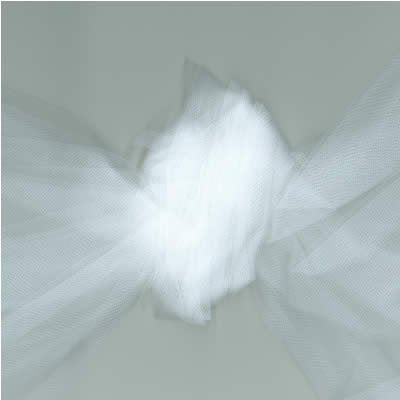 Tulle White 54 inches wide Foust Textiles Polyester Fabric FT-TULLE54-WHITE