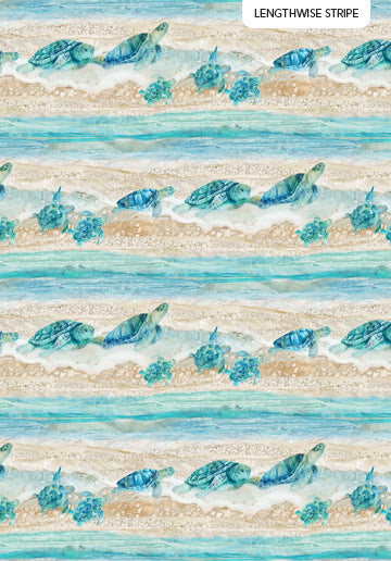 Turtle Bay Stripe Lengthwise Deborah Edwards Melanie Sarma Northcott Cotton Quilting Fabric