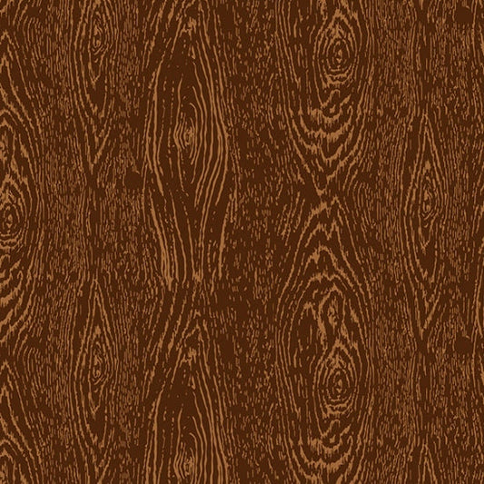 Twenty-Four-Seven Grain Texture Woody Brown Hoffman Fabrics Cotton Fabric