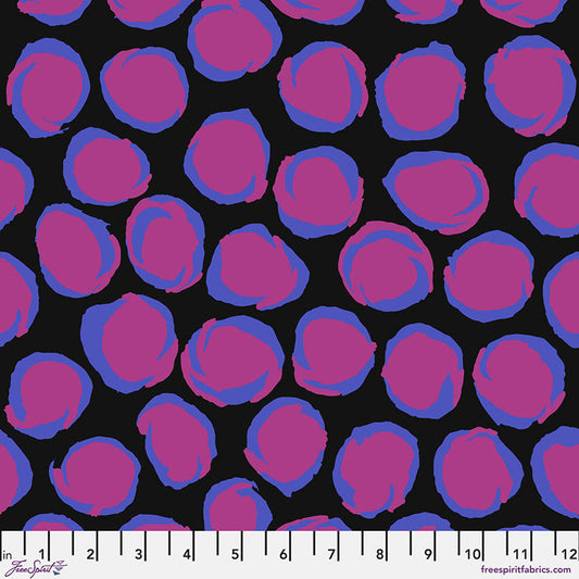 Twist Black Brandon Mably August 2025 Kaffe Fassett Collective Free Spirit Cotton Fabric FS-PWBM102.BLACK