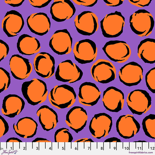 Twist Purple Brandon Mably August 2025 Kaffe Fassett Collective Free Spirit Cotton Fabric FS-PWBM102.PURPLE