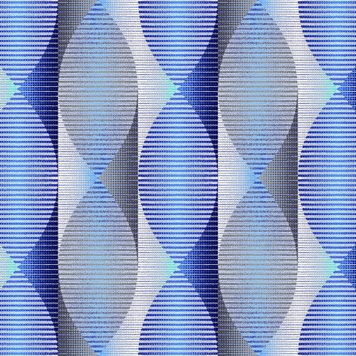 Twisted Ribbons 108" Wide back Blue Color Principle Henry Glass Cotton Fabric