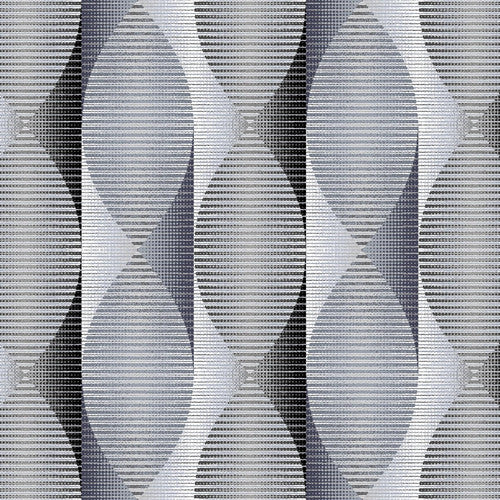 Twisted Ribbons 108" Wide back Gray Color Principle Henry Glass Cotton Fabric