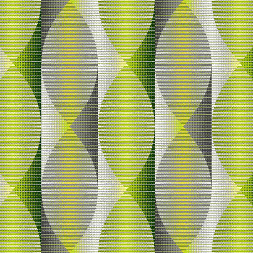 Twisted Ribbons 108" Wide back Green Color Principle Henry Glass Cotton Fabric