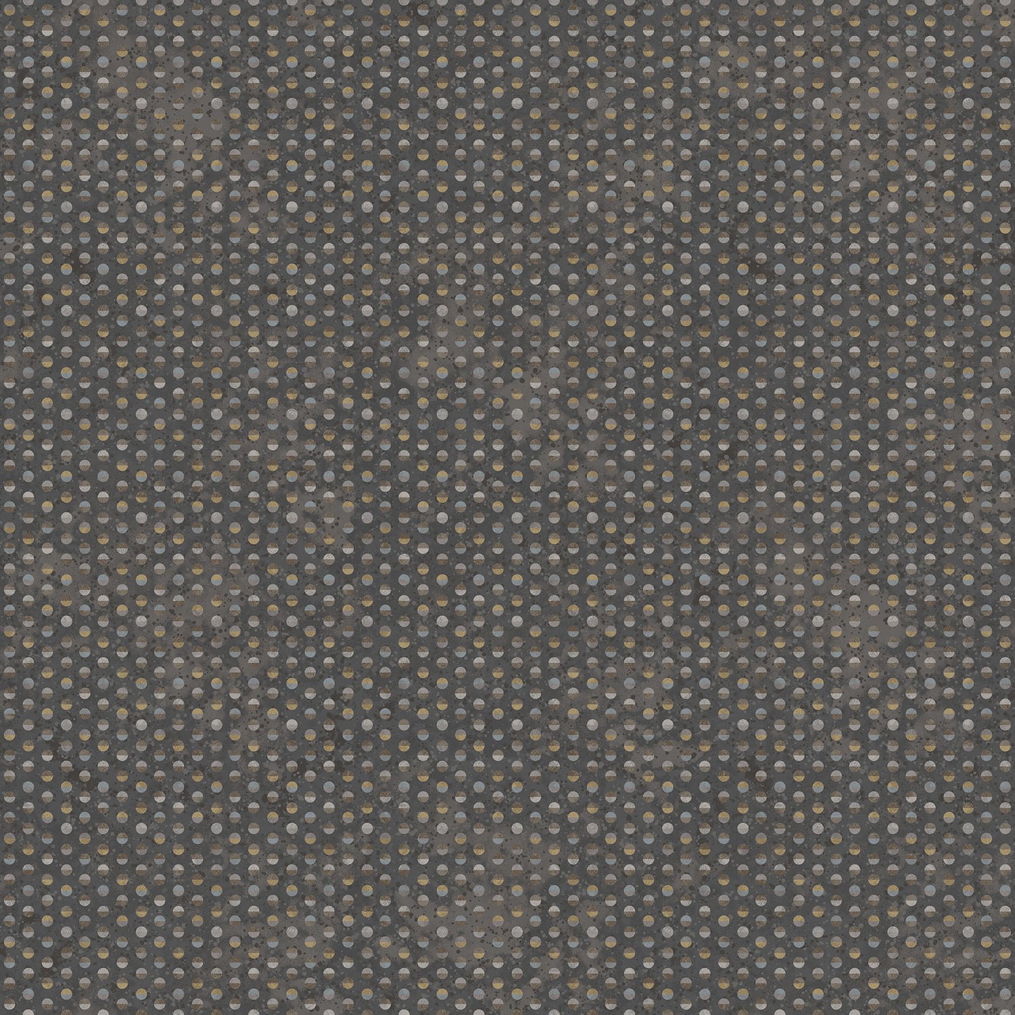 Two by Two Dots Charcoal Deborah Edwards Northcott Fabrics Cotton Fabric NC-28715-96