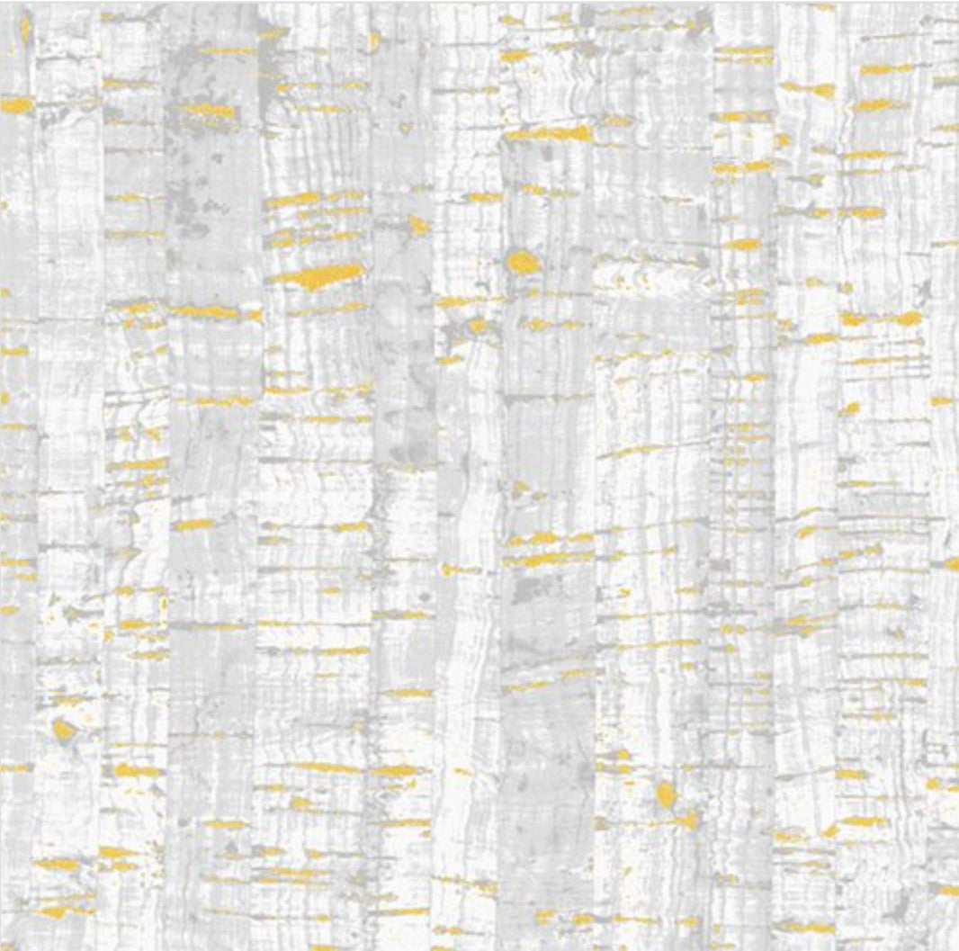 Uncorked Birch Silver Metallic Thread Windham Cotton Fabric