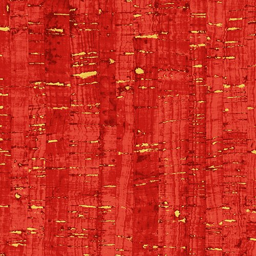 Uncorked Candy Apple Metallic Windham Cotton Fabric