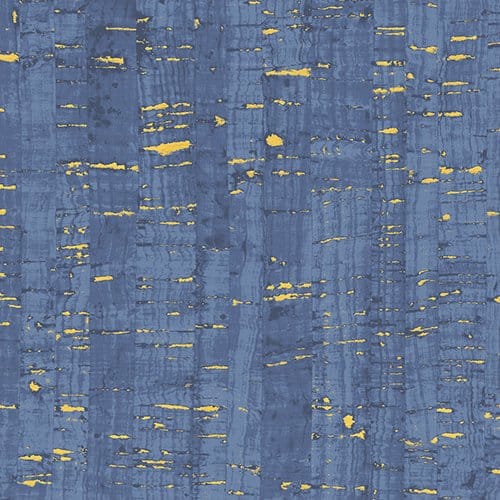 Uncorked Stone Wash Blue Metallic Windham Cotton Fabric