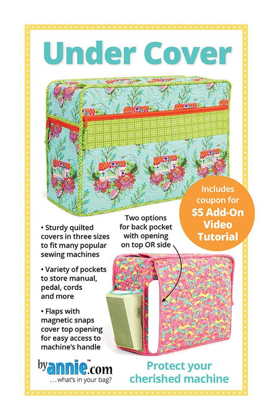 Under Cover Sewing Machine Cover Bag / Tote Unrein - Annie Patterns by Annie's