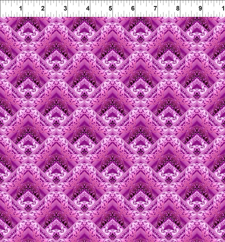 Unicorns Lace Magenta Jason Yenter In The Beginning Fabrics Cotton Fabric