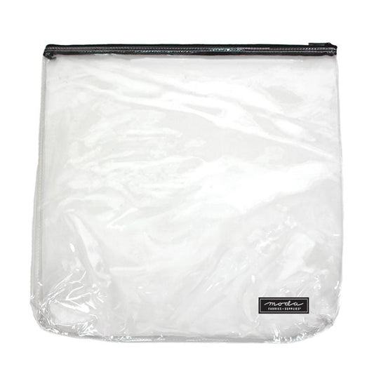 United Notions Exclusive Clear Bag Zipper 14"x14" Elan Moda