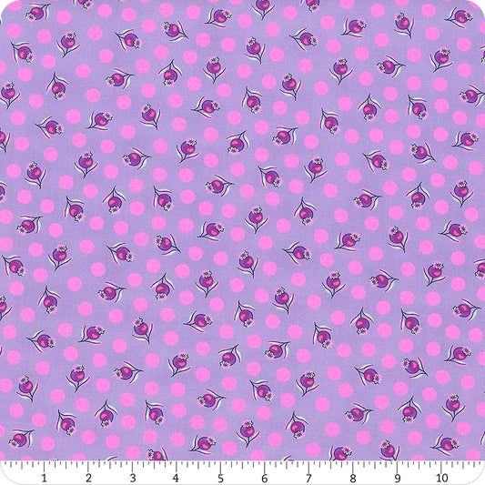 Untamed Impending Bloom Neon Cosmic Tula Pink Free Spirit Cotton Fabric