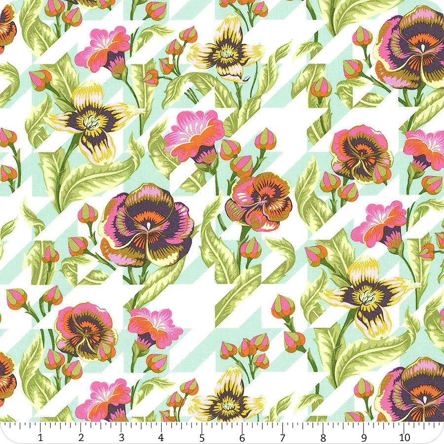 Untamed Puppy Love Neon Moonbeam Tula Pink Free Spirit Cotton Fabric