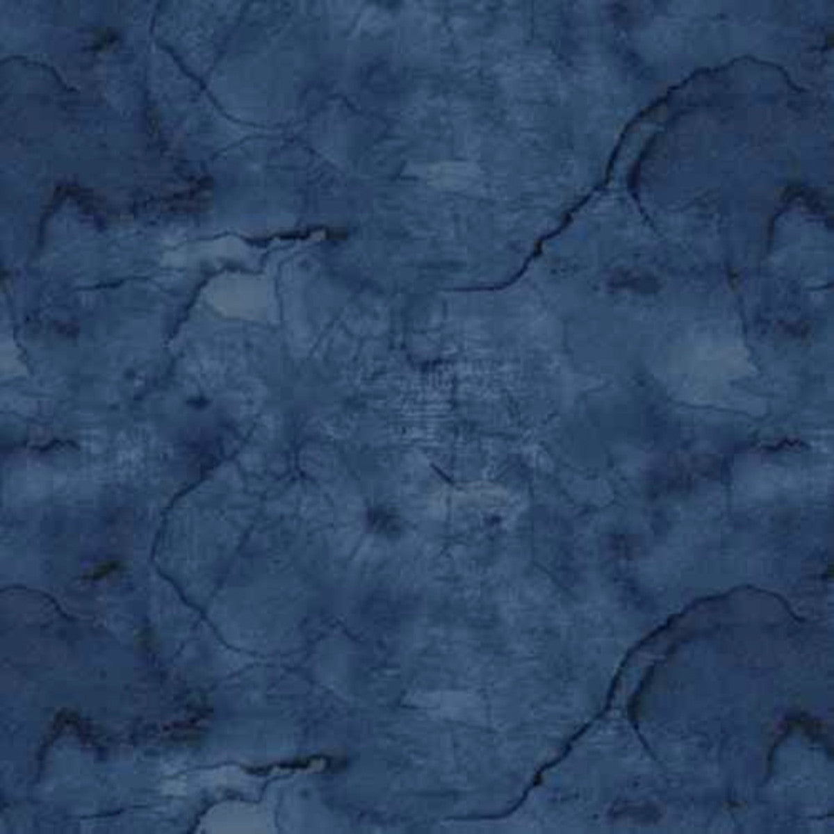 Urban Legend Wash Texture Navy Blue Tana Mueller Blank Quilting Cotton Fabric