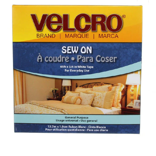 VELCRO Brand Fastener Regular Duty Tape White 3/4" VELCRO