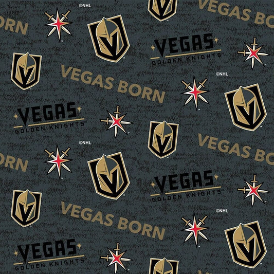 Vegas Golden Knights NHL Hockey Cotton Fabric