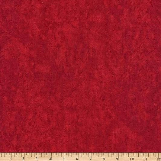 Venetian Cherry Red Texture Blender Timeless Treasures Cotton Fabric