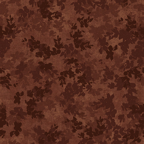 Verona Abstract Texture Cocoa Brown Satin Moon Designs Blank Quilting Cotton Fabric