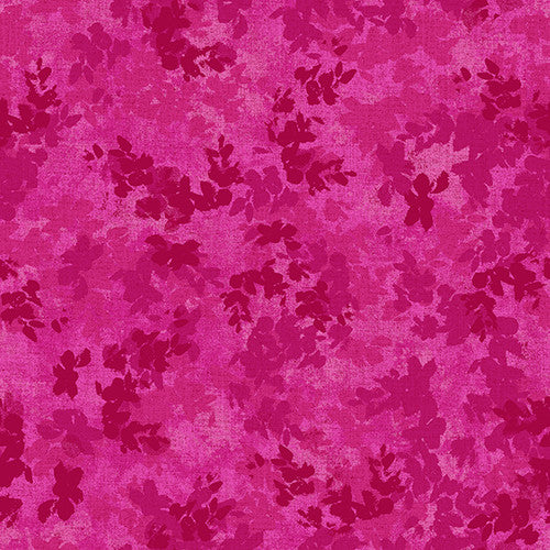 Verona Abstract Texture Fuschia Satin Moon Designs Blank Quilting Cotton Fabric