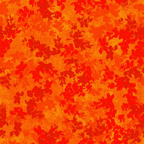 Verona Abstract Texture Orange Satin Moon Designs Blank Quilting Fabrics Cotton Fabric