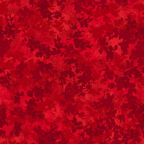 Verona Abstract Texture Red Satin Moon Designs Blank Quilting Cotton Fabric