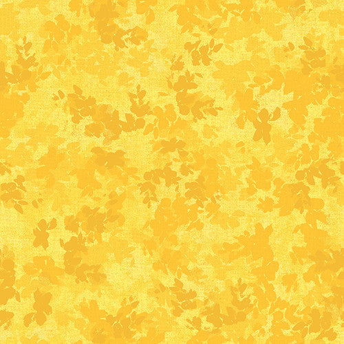 Verona Abstract Texture Yellow Satin Moon Designs Blank Quilting Cotton Fabric