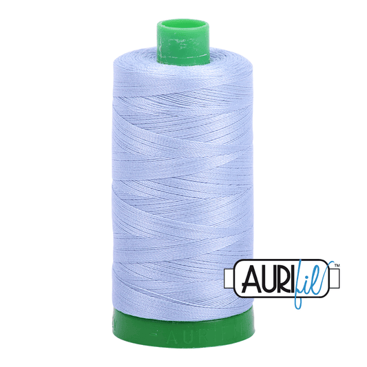 Very Light Delft Blue 40 wt 1094 yd Large Spool Aurifil  Cotton Quilting Thread AF-MK40SC6-2770