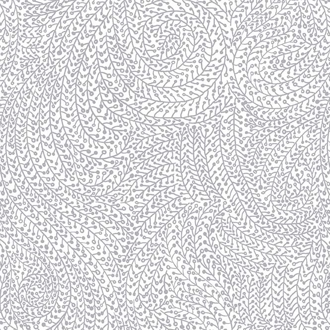 Vine Maze 108" Wideback Gray Michael Miller Cotton Fabric MM-WBX6774-GRAY-D