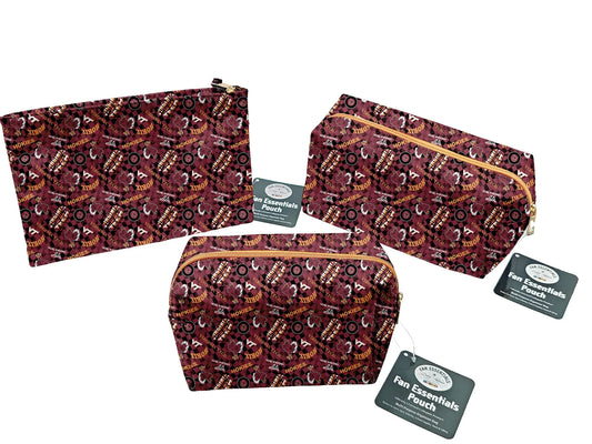 Virginia Tech Hookies NCAA Collegiate Bag Pouch Large Medium and Wristlet Collection Sykel Enterprises VT-5006