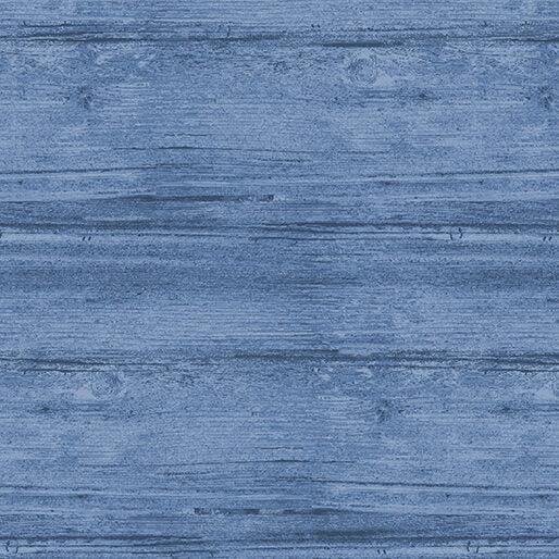 Washed Wood Marine Blue Contempo Studio Benartex Cotton Fabric